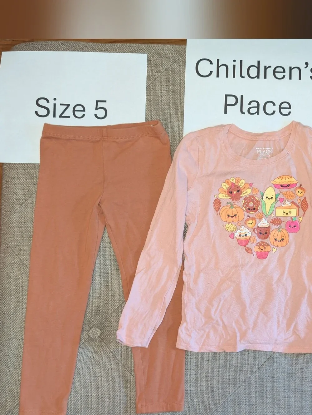 Children's Place Thanksgiving Set Size 5T